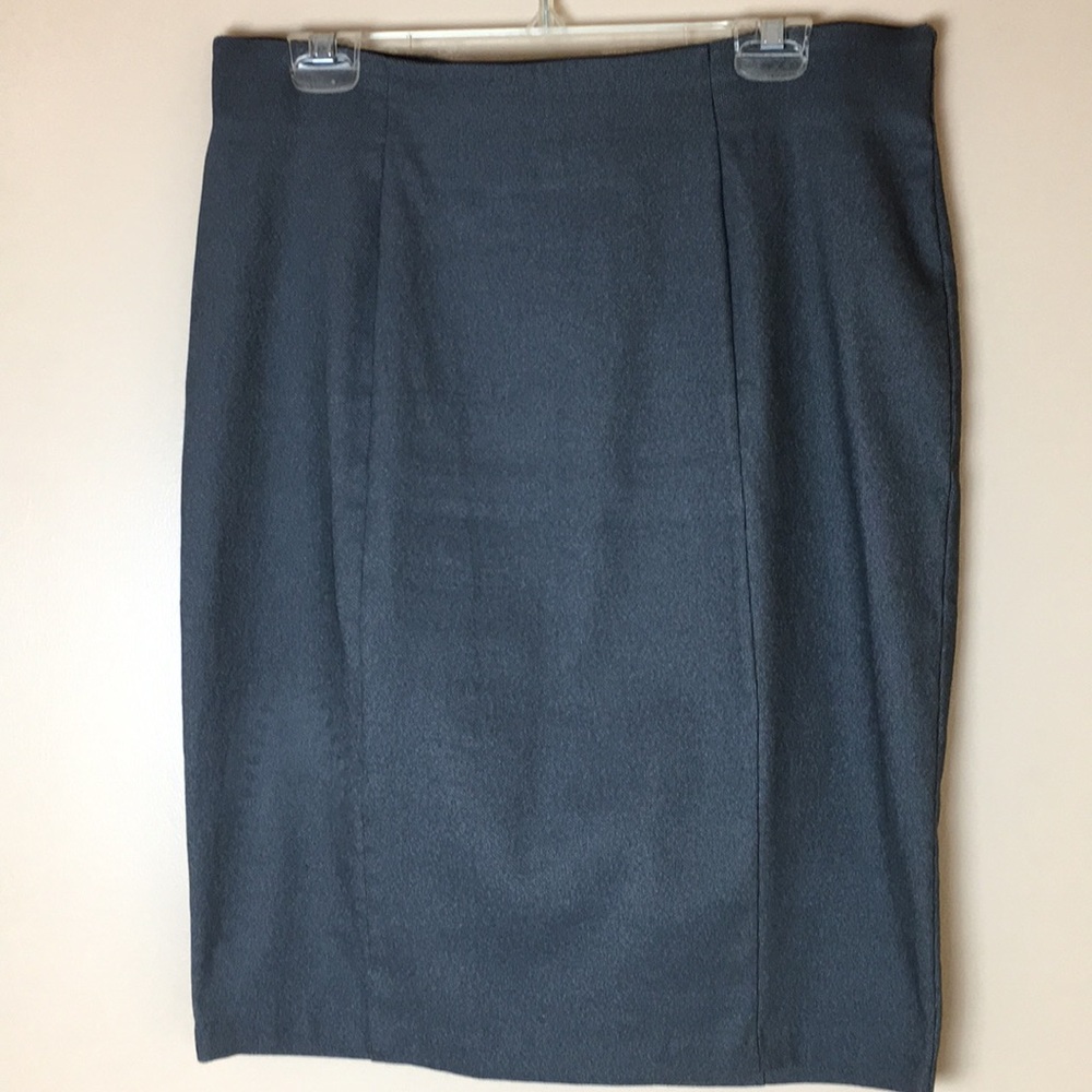 🌙Grey tropical weight work skirt